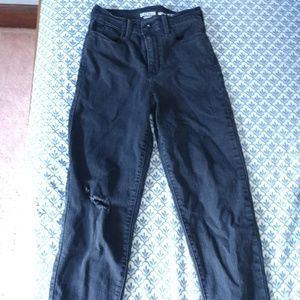 Black, Levi's Mom Jeans